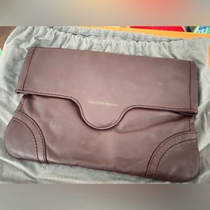 Alexander McQueen clutches authentic burgundy